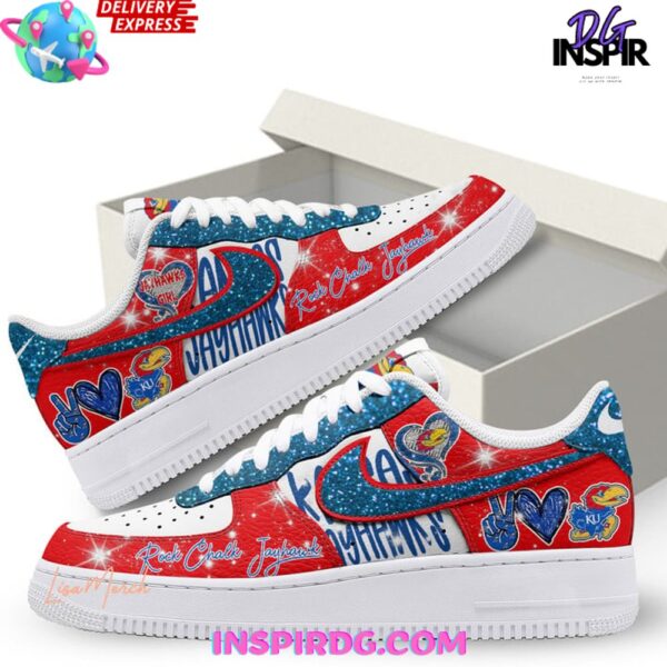 Tubopro Kansas Jayhawks Air Low-Top Sneakers Shoes For Men And Women - Image 2
