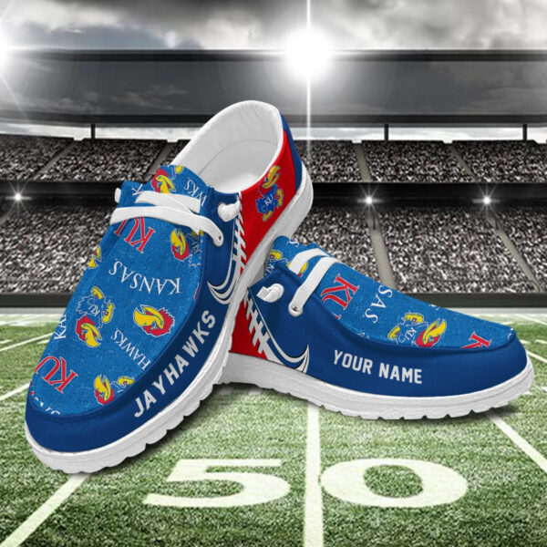 Tubopro Kansas Jayhawks Hey Dude Shoes For Men And Women