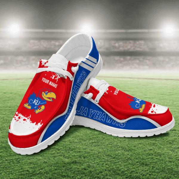 Tubopro Kansas Jayhawks Hey Dude Shoes For Men And Women