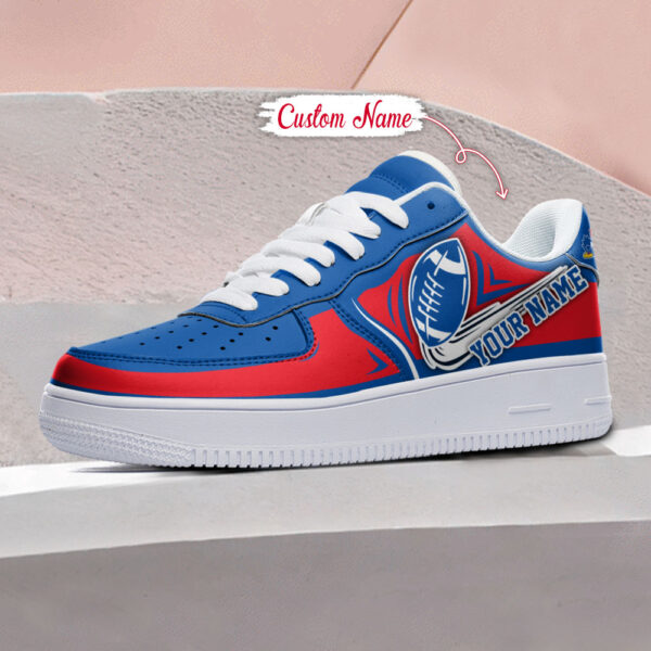 Tubopro Kansas Jayhawks NCAA Air Low-Top Sneakers Shoes For Men And Women - Image 3
