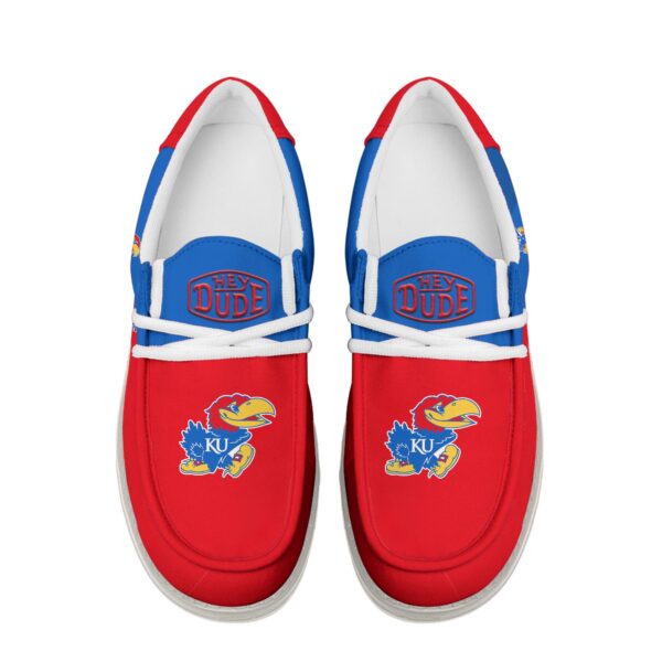 Tubopro Kansas Jayhawks Personalized Hey Dude Shoes For Men And Women - Image 5