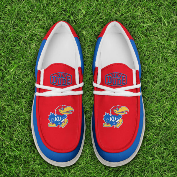 Tubopro Kansas Jayhawks Personalized Hey Dude Shoes For Men And Women - Image 4