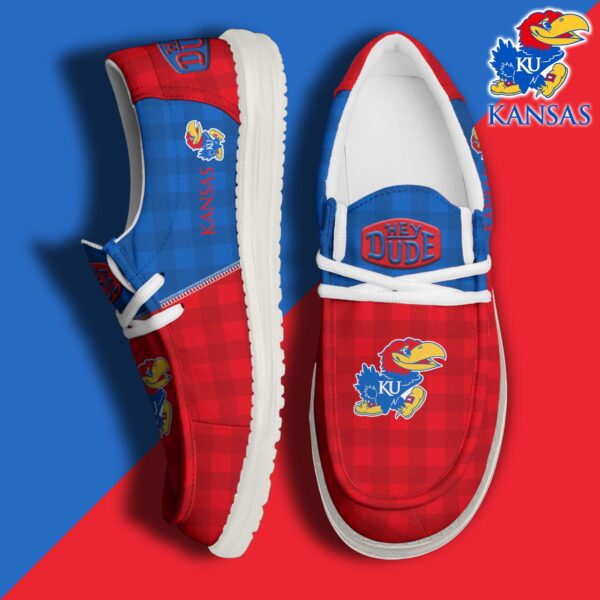 Tubopro Kansas Jayhawks Personalized Hey Dude Shoes For Men And Women