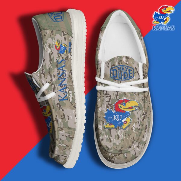 Tubopro Kansas Jayhawks Personalized Hey Dude Shoes For Men And Women
