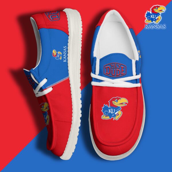 Tubopro Kansas Jayhawks Personalized Hey Dude Shoes For Men And Women