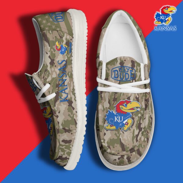 Tubopro Kansas Jayhawks Personalized Hey Dude Shoes For Men And Women