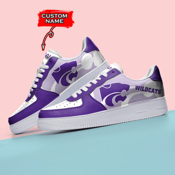 Tubopro Kansas State Wildcats NCAA Air Low-Top Sneakers Shoes For Men And Women - Image 3