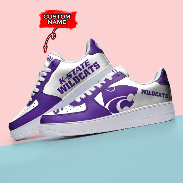 Tubopro Kansas State Wildcats NCAA Air Low-Top Sneakers Shoes For Men And Women - Image 3