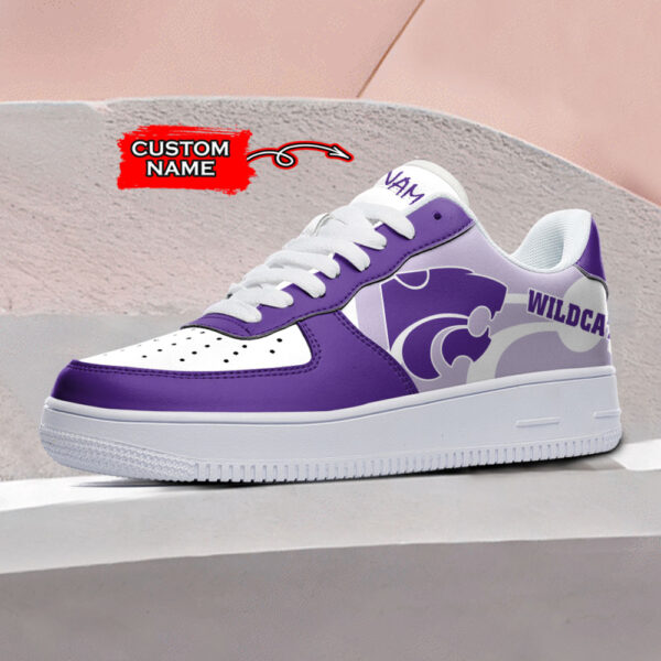 Tubopro Kansas State Wildcats NCAA Air Low-Top Sneakers Shoes For Men And Women - Image 2
