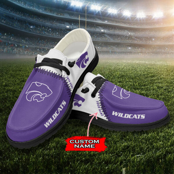 Tubopro Kansas State Wildcats Personalized Hey Dude Shoes For Men And Women