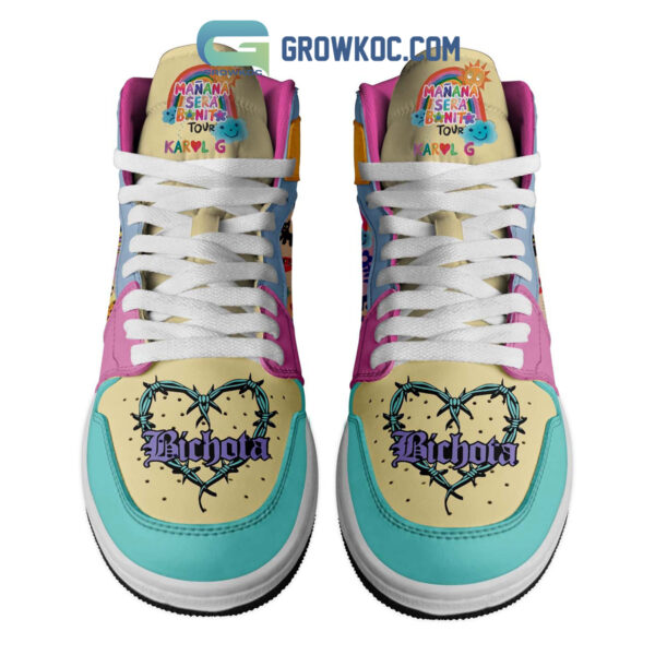 Tubopro Karol G AJ1 High Sneakers Shoes For Men And Women - Image 2