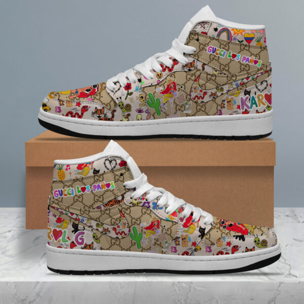Tubopro Karol G AJ1 High Sneakers Shoes For Men And Women - Image 2