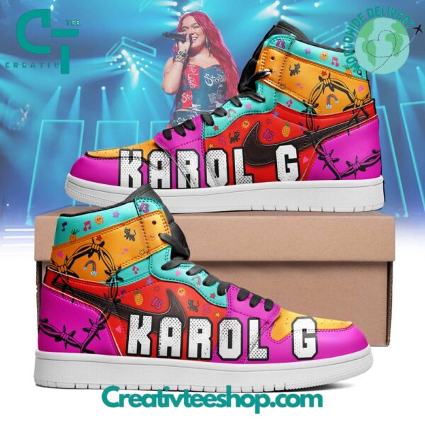 Tubopro Karol G AJ1 High Sneakers Shoes For Men And Women