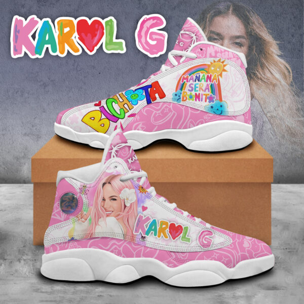 Tubopro Karol G AJ13 Sneakers Shoes For Men And Women - Image 2