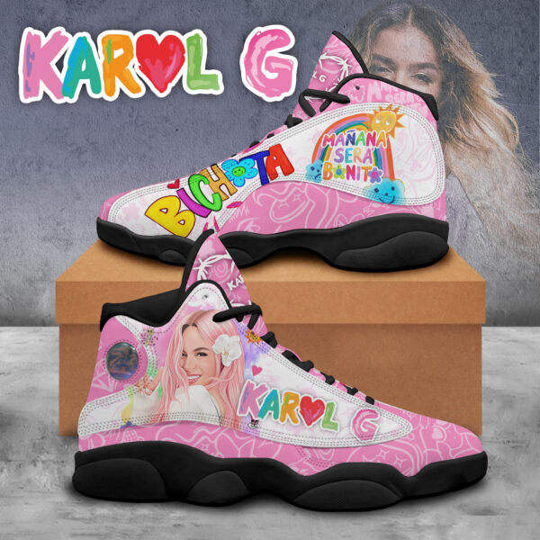 Tubopro Karol G AJ13 Sneakers Shoes For Men And Women - Image 2
