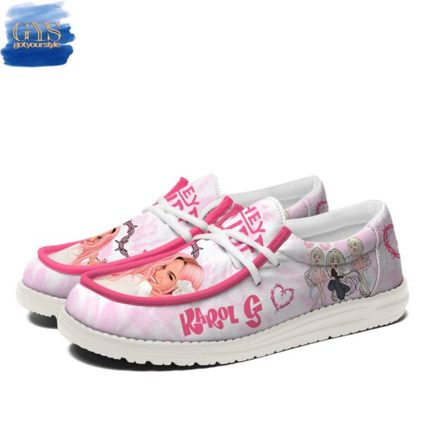 Tubopro Karol G Bratz Pink Personalized Hey Dude Shoes For Men And Women - Image 4