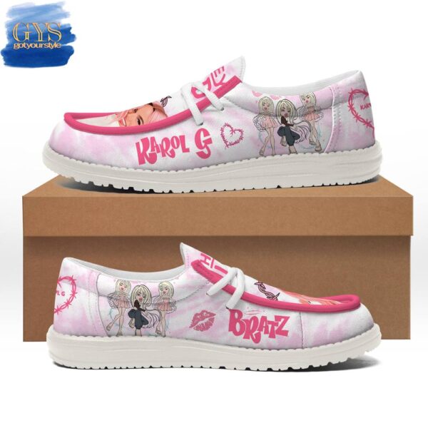 Tubopro Karol G Bratz Pink Personalized Hey Dude Shoes For Men And Women - Image 2