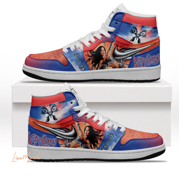 Tubopro Katy Perry AJ1 High Sneakers Shoes For Men And Women - Image 2