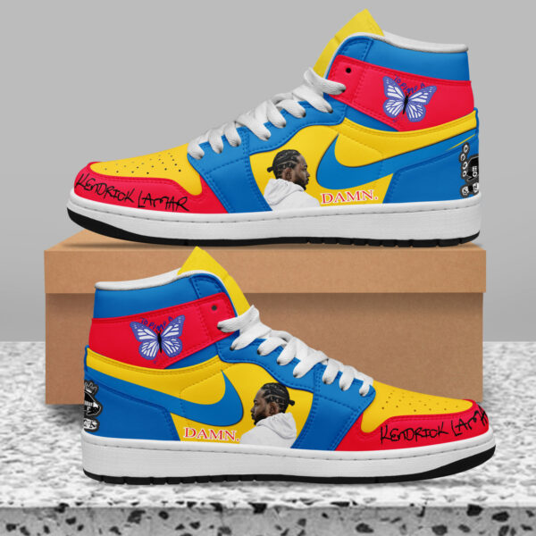 Tubopro Kendrick Lamar AJ1 High Sneakers Shoes For Men And Women - Image 2