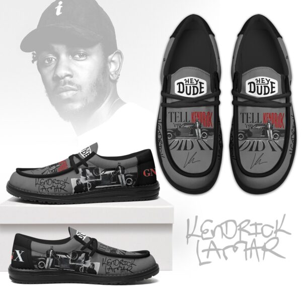 Tubopro Kendrick Lamar Personalized Hey Dude Shoes For Men And Women - Image 2