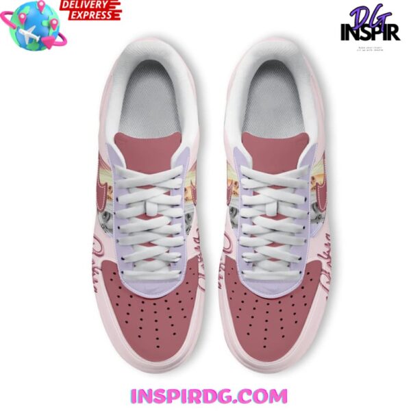 Tubopro Kenia OS Pink Aura Air Low-Top Sneakers Shoes For Men And Women - Image 3