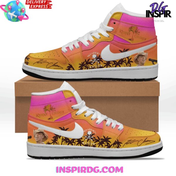 Tubopro Kenny Chesney AJ1 High Sneakers Shoes For Men And Women - Image 2
