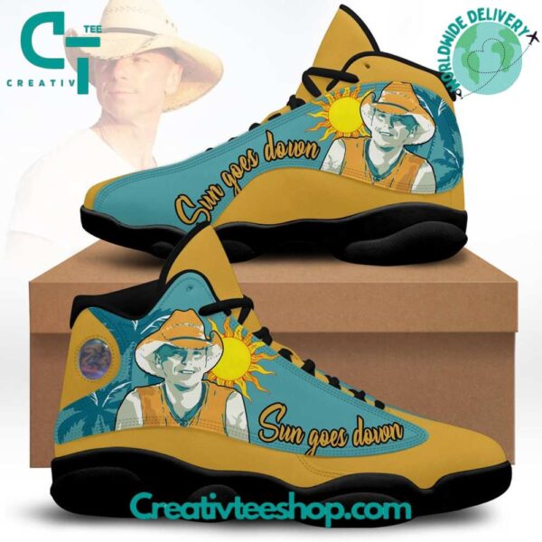 Tubopro Kenny Chesney Sun Goes Down AJ13 Sneakers Shoes For Men And Women