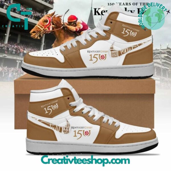 Tubopro Kentucky Derby 150 Years AJ1 High Sneakers Shoes For Men And Women