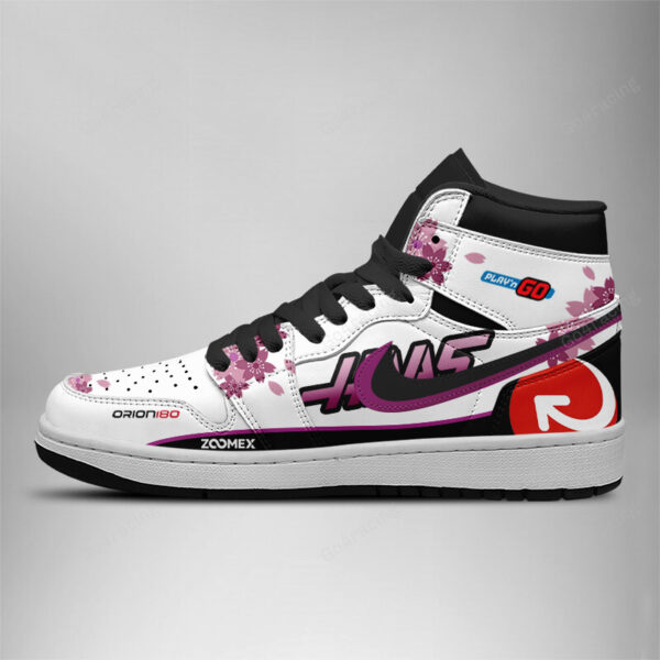 Tubopro Kick Sauber AJ1 High Sneakers Shoes For Men And Women - Image 2