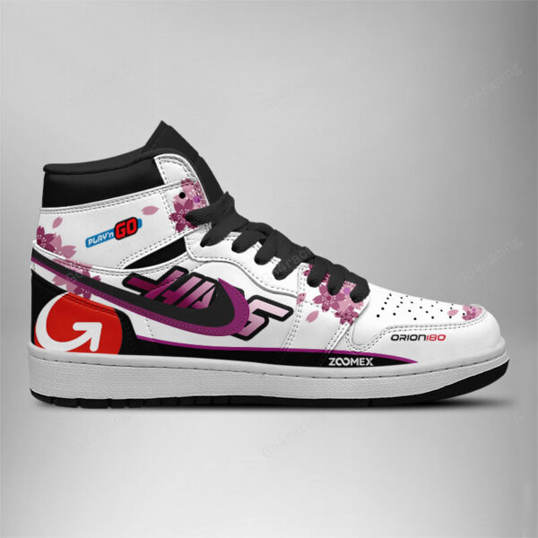 Tubopro Kick Sauber AJ1 High Sneakers Shoes For Men And Women - Image 3