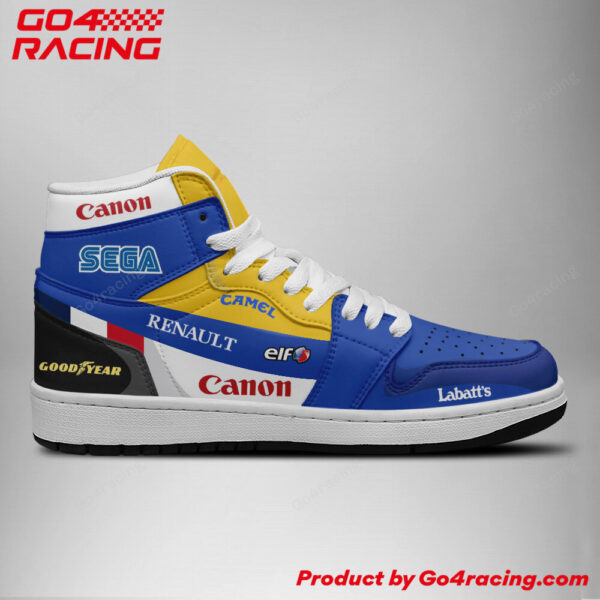 Tubopro Kick Sauber Formula AJ1 High Sneakers Shoes For Men And Women - Image 3