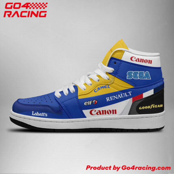 Tubopro Kick Sauber Formula AJ1 High Sneakers Shoes For Men And Women - Image 2
