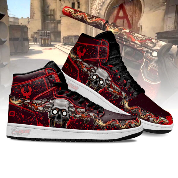 Tubopro Kill Confirmed USP-S Counter Strike Skins AJ1 High Sneakers Shoes For Men And Women - Image 3