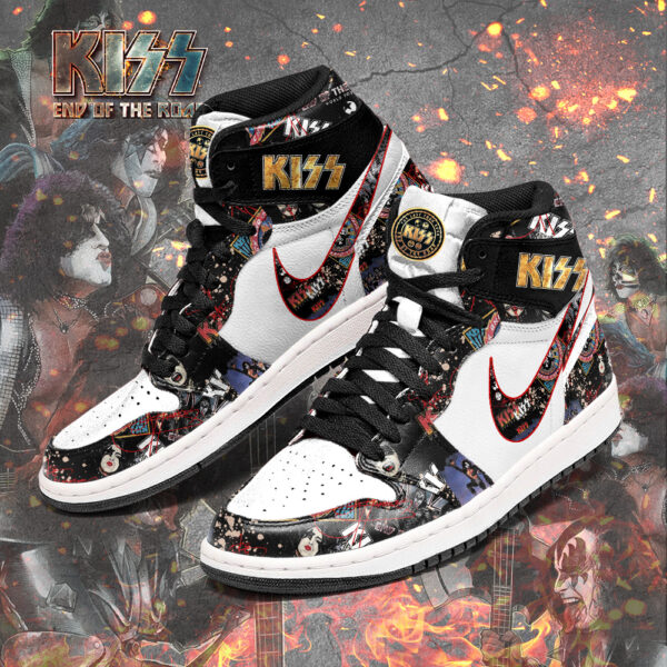 Tubopro Kiss AJ1 High Sneakers Shoes For Men And Women - Image 2