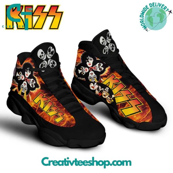 Tubopro KISS Band AJ13 Sneakers Shoes For Men And Women - Image 3