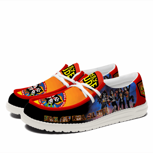Tubopro Kiss Personalized Hey Dude Shoes For Men And Women - Image 4