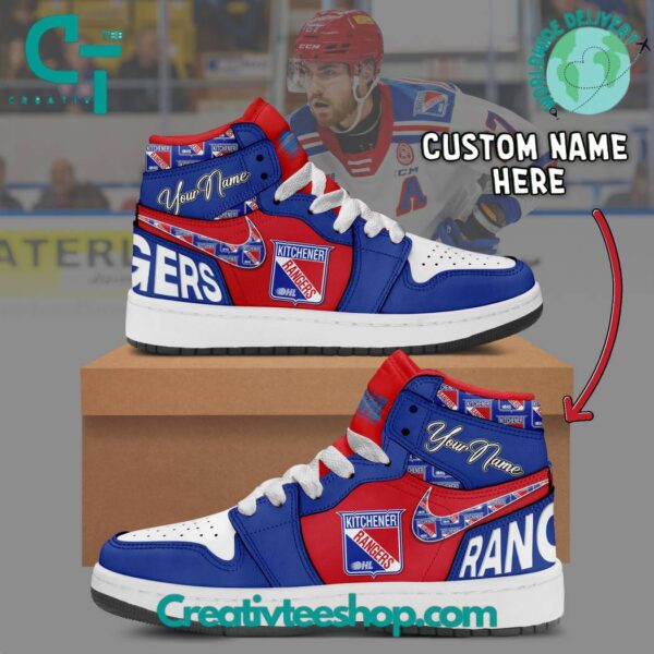 Tubopro Kitchener Rangers AJ1 High Sneakers Shoes For Men And Women