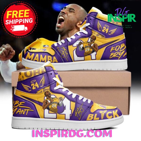 Tubopro Kobe Bryant Blick Mamba High AJ1 High Sneakers Shoes For Men And Women
