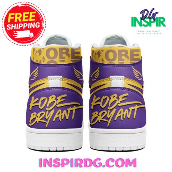 Tubopro Kobe Bryant Blick Mamba High AJ1 High Sneakers Shoes For Men And Women - Image 3