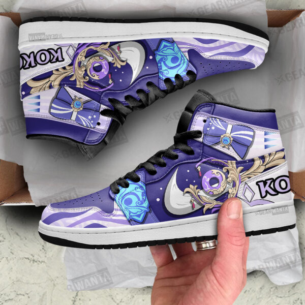 Tubopro Kokomi Sw Genshin Impact AJ1 High Sneakers Shoes For Men And Women - Image 2