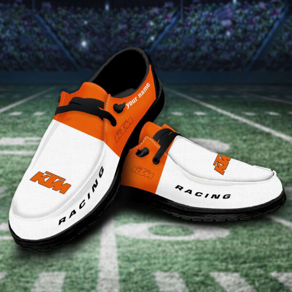 Tubopro KTM Personalized Hey Dude Shoes For Men And Women - Image 4