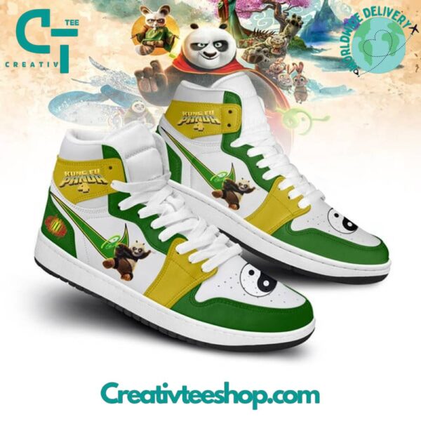Tubopro Kung Fu Panda 4 AJ1 High Sneakers Shoes For Men And Women - Image 2