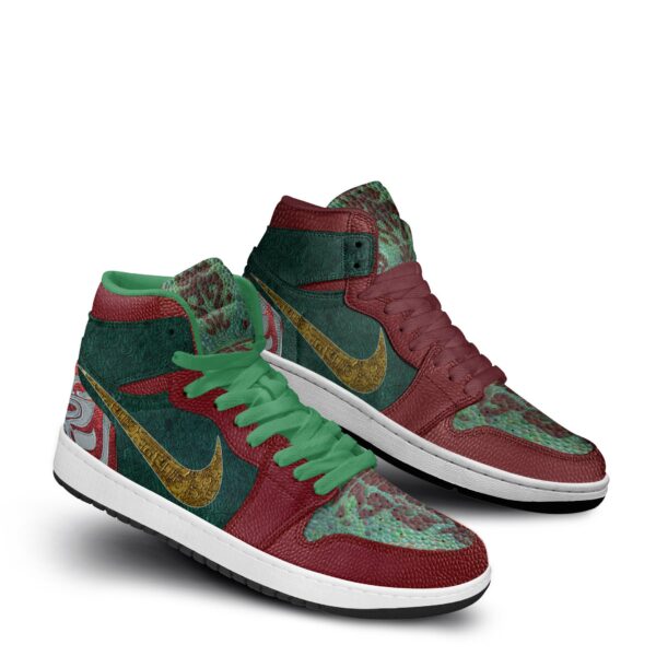 Tubopro Kungfu Panda AJ1 High Sneakers Shoes For Men And Women - Image 4