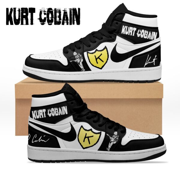 Tubopro Kurt Cobain AJ1 High Sneakers Shoes For Men And Women