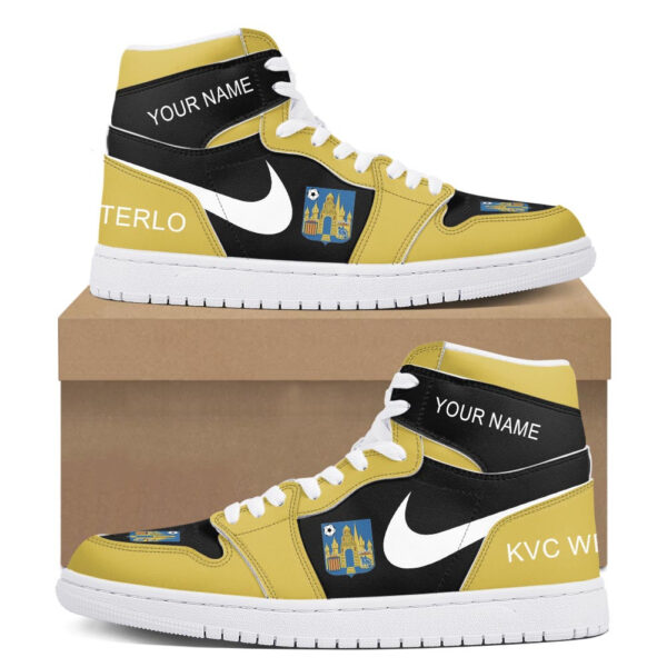 Tubopro KVC Westerlo AJ1 High Sneakers Shoes For Men And Women - Image 2