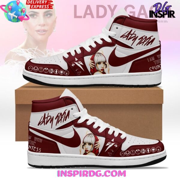 Tubopro Lady Gaga AJ1 High Sneakers Shoes For Men And Women