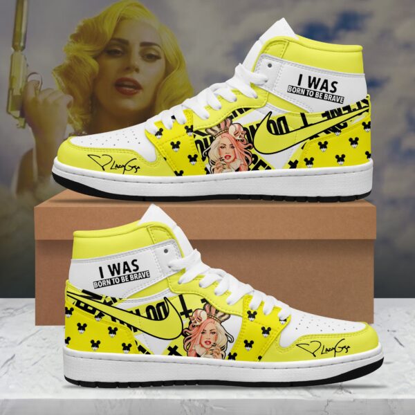 Tubopro Lady Gaga AJ1 High Sneakers Shoes For Men And Women