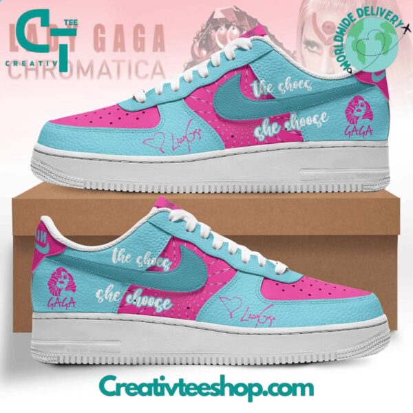 Tubopro Lady Gaga Chromatica Air Low-Top Sneakers Shoes For Men And Women