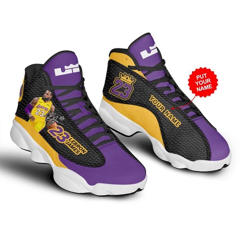Tubopro Lakers Lebron James AJ13 Sneakers Shoes For Men And Women