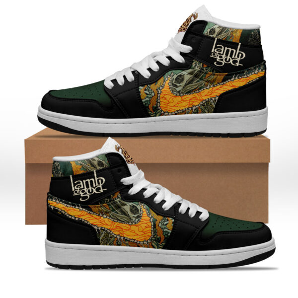 Tubopro Lamb of God AJ1 High Sneakers Shoes For Men And Women
